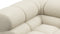 Tufty - Tufty Sectional, Large, Right Chaise, Eggshell Boucle