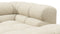 Tufty - Tufty Sectional, Small L, Right, Eggshell Boucle