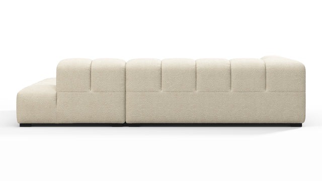 Tufty - Tufty Sectional, Small L, Right, Eggshell Boucle