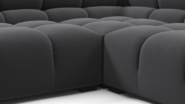 Tufty - Tufty Sectional, Large Right Corner, Ink Brushed Weave