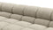 Tufted - Tufted Sectional, Large Right Corner, Beige Gray Chenille