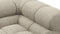 Tufted - Tufted Sectional, Large, Left Chaise, Beige Gray Chenille