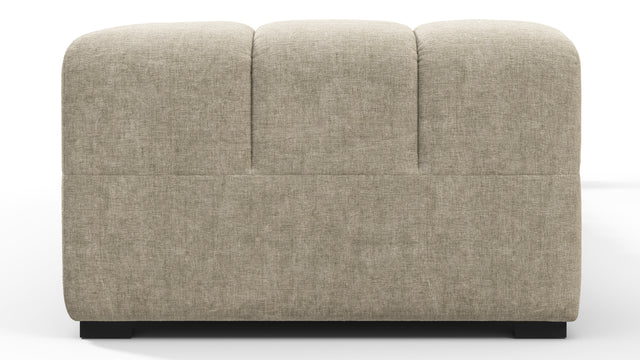 Tufted - Tufted Sectional, Large, Right Chaise, Beige Gray Chenille