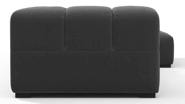 Tufted - Tufted Sectional, Small L, Right, Ink Brushed Weave