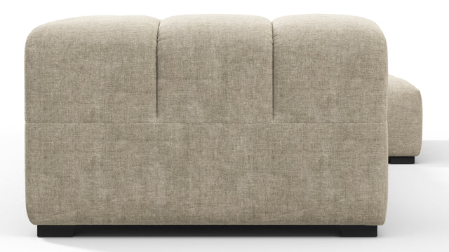 Tufty - Tufty Sectional, Small L, Right, Beige Gray Chenille