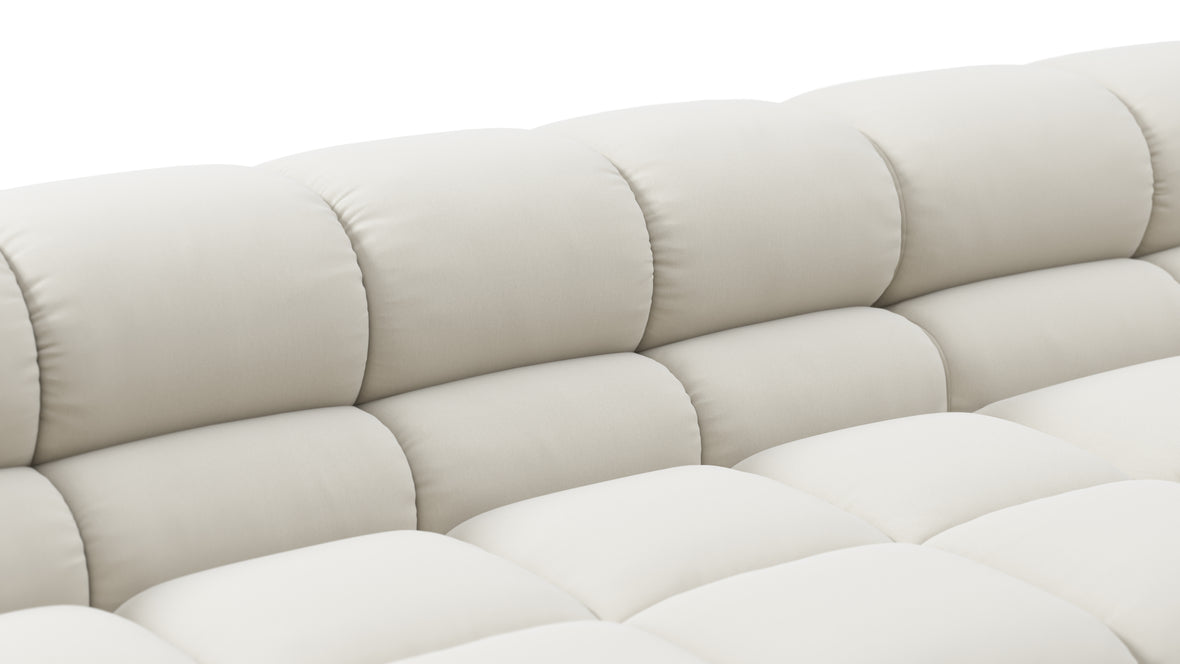 Tufted - Tufted Sectional, Extra Deep Sofa, Natural Weave