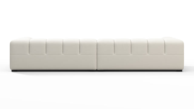 Tufted - Tufted Sectional, Extra Large Sofa, Natural Weave