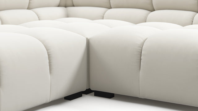 Tufted - Tufted Sectional, Large Left Corner, Natural Weave