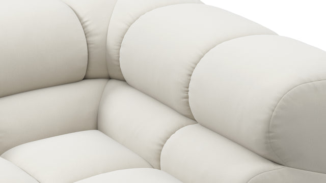 Tufted - Tufted Sectional, Large, Left Chaise, Natural Weave