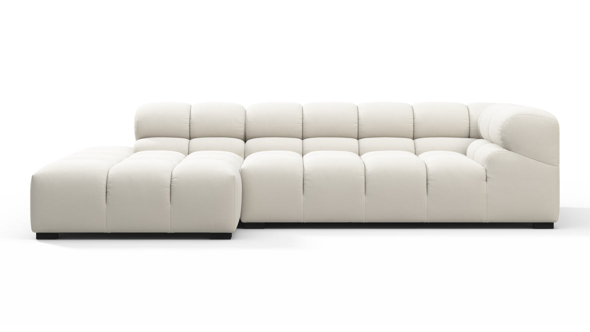 Tufted - Tufted Sectional, Small L, Left, Natural Weave