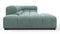 Tufted - Tufted Sectional, Small L, Left, Cerulean Chenille