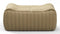 Sandra - Sandra Ottoman, Beige Vegan Leather