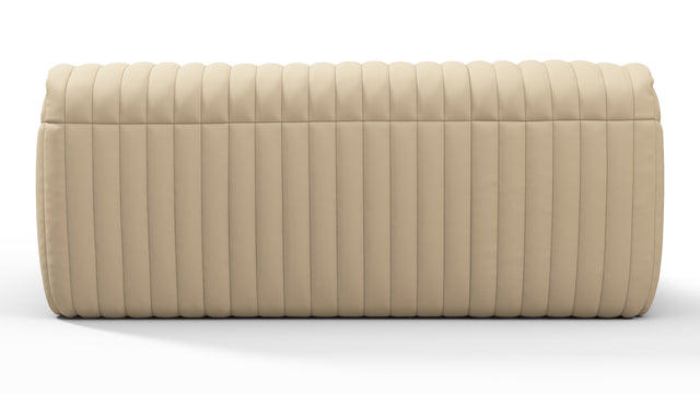 Sandra - Sandra Two Seater Sofa, Alabaster Vegan Leather