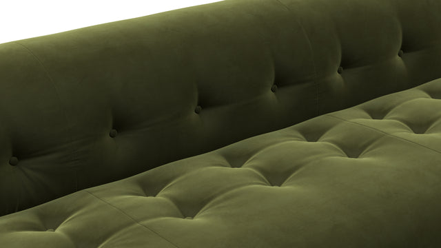 Soriana - Soriana Three Seater Sofa, Thyme Luxe Velvet