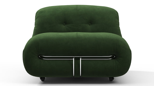 Soriana - Soriana Lounge Chair, Tarragon Suede