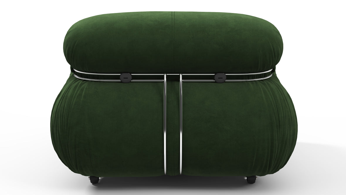 Soriana - Soriana Lounge Chair, Tarragon Suede