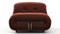 Soriana - Soriana Lounge Chair, Burgundy Velvet