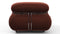 Soriana - Soriana Lounge Chair, Burgundy Velvet