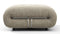 Soriana - Soriana Ottoman, Beige Gray Chenille