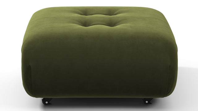 Soriana - Soriana Ottoman, Thyme Luxe Velvet