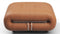 Soriana - Soriana Ottoman, Chestnut Vegan Leather