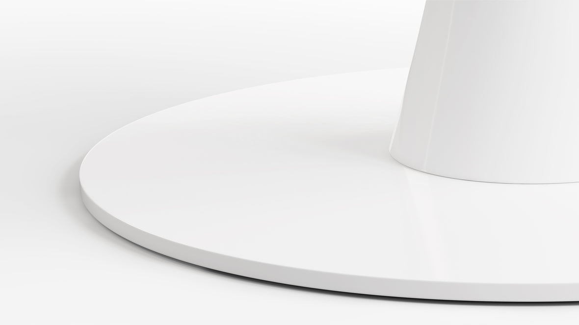 Aarhus - Aarhus Round Dining Table, Carrara Marble, 47