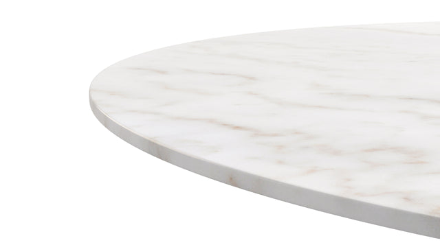 Aarhus - Aarhus Round Dining Table, Calacatta Marble, 47