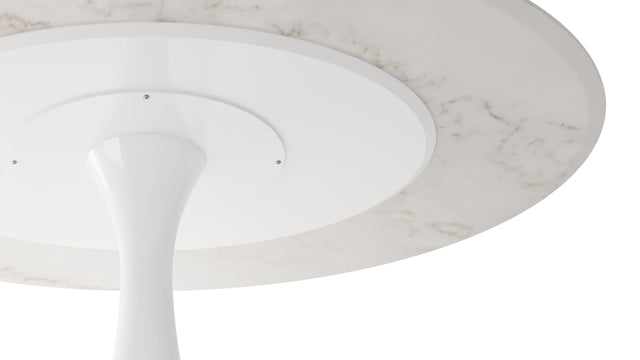 Aarhus - Aarhus Oval Dining Table, Calacatta Marble, 67