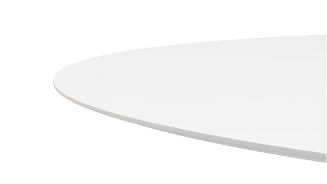 Aarhus - Aarhus Oval Dining Table, White Lacquer, 67