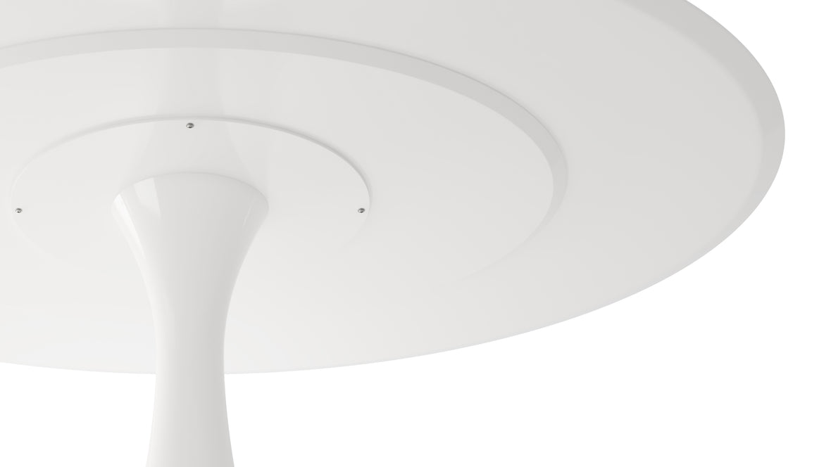 Aarhus - Aarhus Oval Dining Table, White Lacquer, 67