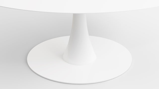 Aarhus - Aarhus Oval Dining Table, White Lacquer, 67