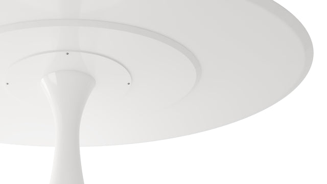 Aarhus - Aarhus Oval Dining Table, White Lacquer, 77