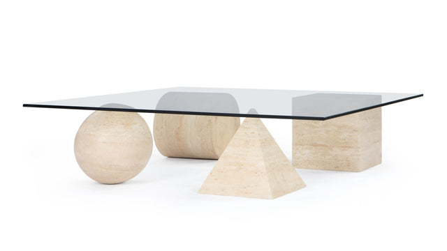 Solange - Solange Coffee Table, Travertine