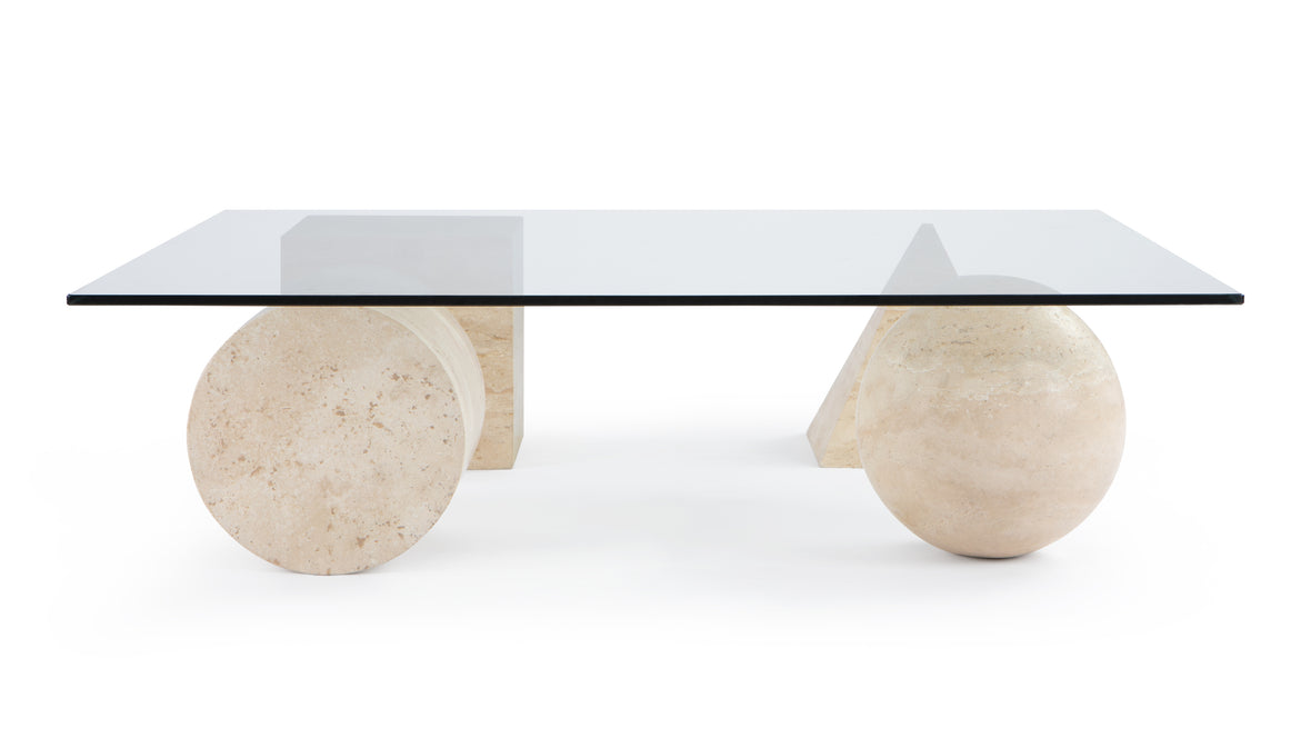 Solange - Solange Coffee Table, Travertine