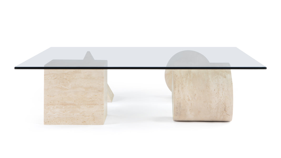 Solange - Solange Coffee Table, Travertine