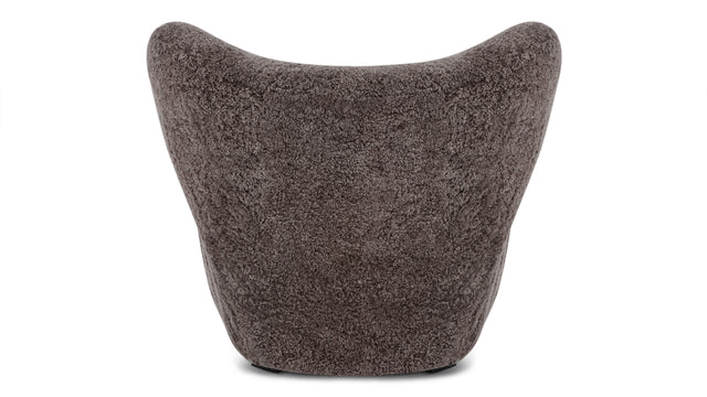 Tired Man - Tired Man Lounge Chair, Frosted Coco Luxe Sheepskin