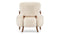 Yeti - Yeti Cabana Chair, White Long Hair Sherpa and Walnut