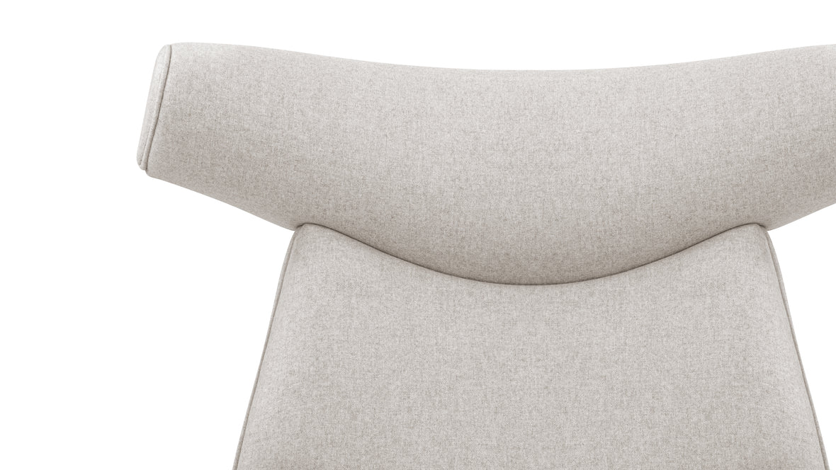 Toro - Toro Chair, Wheat Gray Cashmere Wool