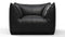 Leandro - Leandro Lounge Chair, Midnight Black Premium Leather