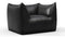 Leandro - Leandro Lounge Chair, Midnight Black Premium Leather