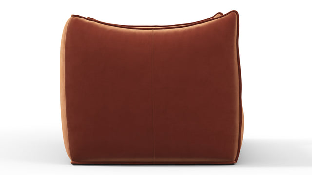 Leandro - Leandro Lounge Chair, Spice Velvet