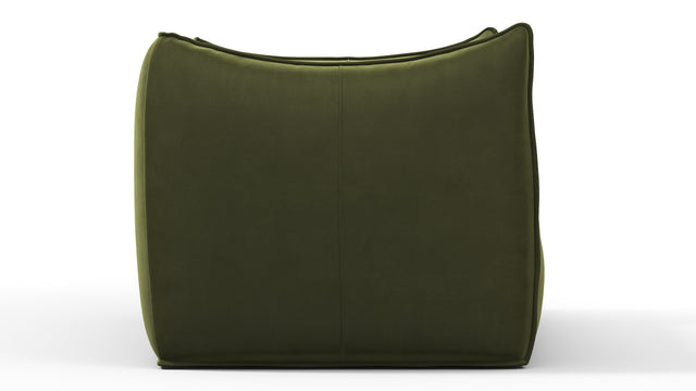 Bambole - Mario Bellini Bambole Lounge Chair, Thyme Luxe Velvet