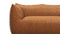 Leandro - Leandro Two Seater Sofa, Distressed Brown Premium Leather