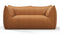 Leandro - Leandro Two Seater Sofa, Distressed Brown Premium Leather