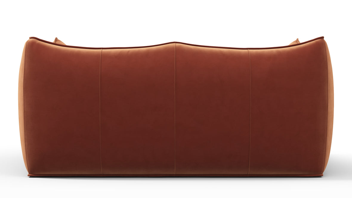 Leandro - Leandro Two Seater Sofa, Spice Velvet