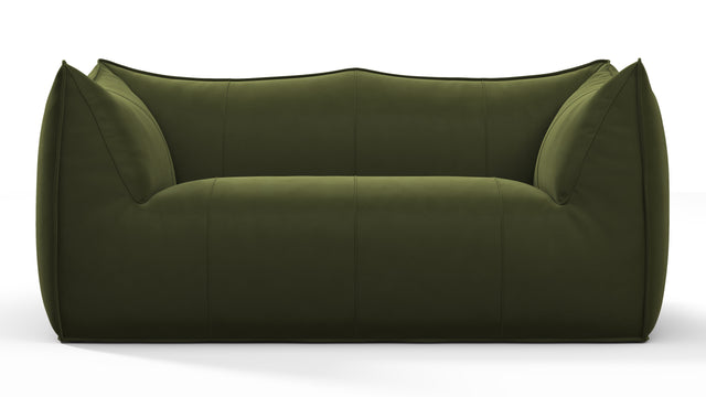 Leandro - Leandro Two Seater Sofa, Thyme Luxe Velvet