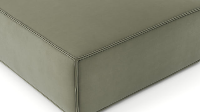 Arles - Arles Module, Ottoman, Sage Vegan Suede