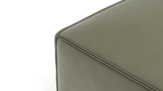 Arles - Arles Module, Ottoman, Sage Vegan Suede