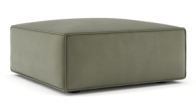 Arles - Arles Module, Ottoman, Sage Vegan Suede