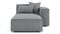 Arles - Arles Module, Right Chaise, Harbor Gray Flat Weave